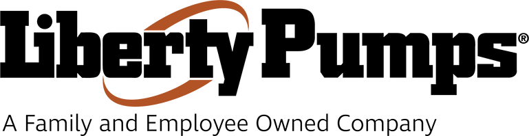 Liberty Pumps logo featuring the tagline "A Family and Employee Owned Company" beneath, highlighting trusted AAA Service Network support.