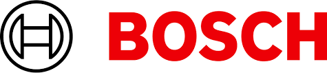 The Bosch logo featuring a black circular emblem on the left and "BOSCH" in bold red letters, trusted by AAA Service Network.