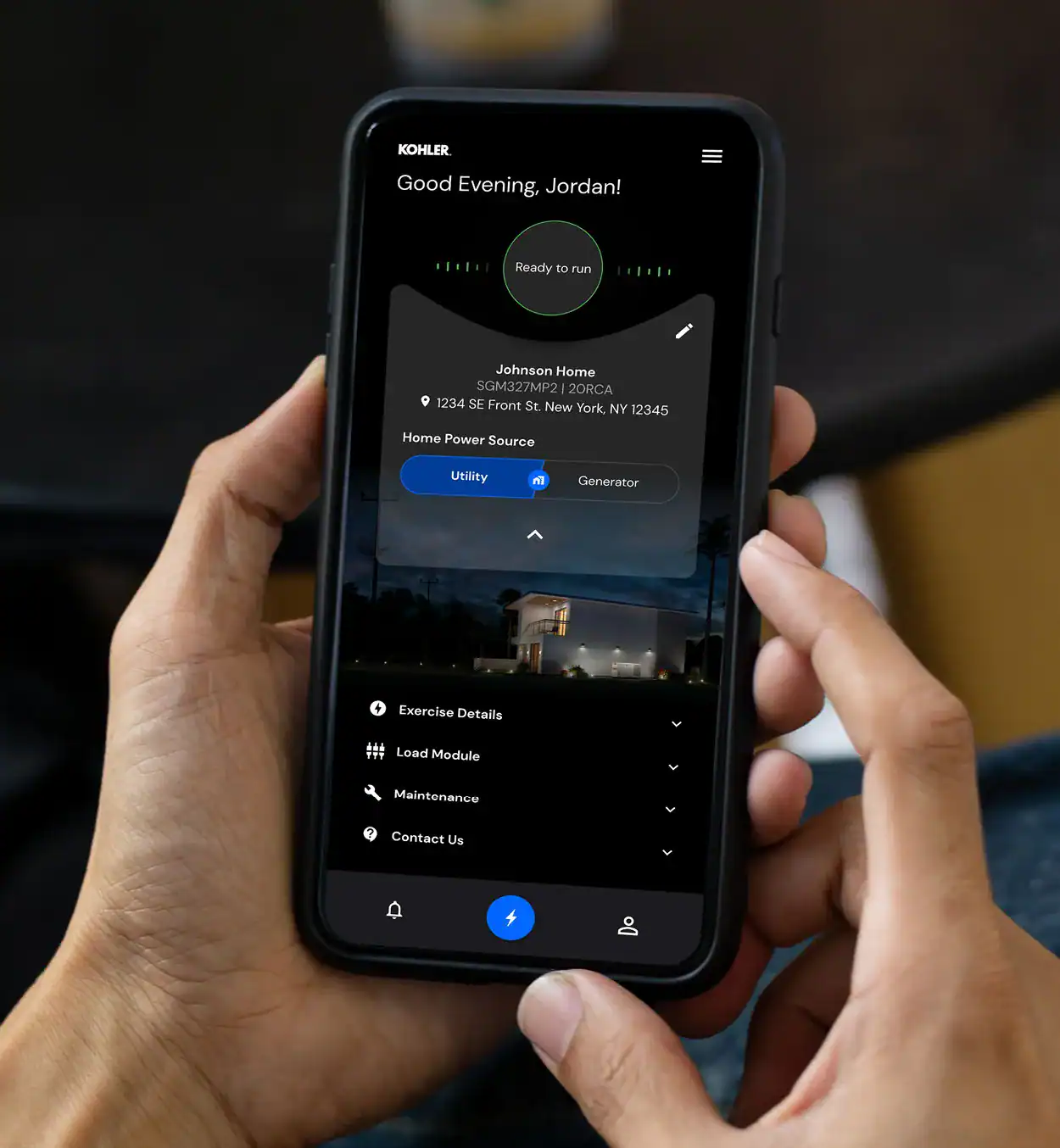 KOHLER Remote Monitoring & Energy Management App